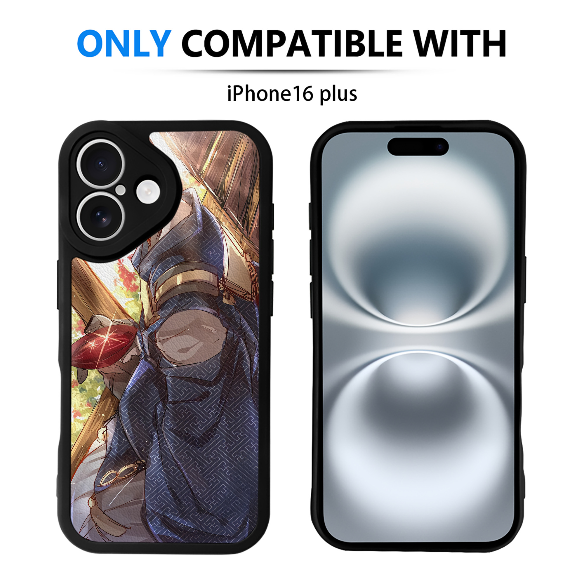 （画像用） 刀剣乱舞 Touken Ranbu 【iPhone 16シリーズ対応】シリコンスマホケース（レザー調） 材質：シリコン